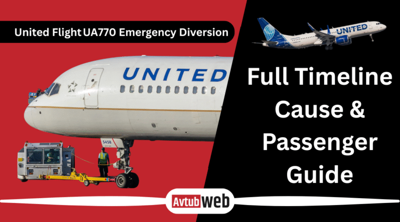 United Flight UA770 Emergency Diversion – Full Timeline, Cause & Passenger Guide
